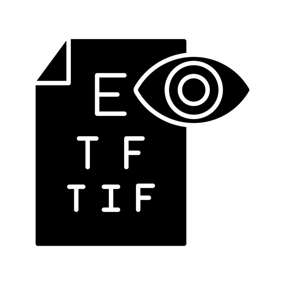 Eye Test Vector Icon