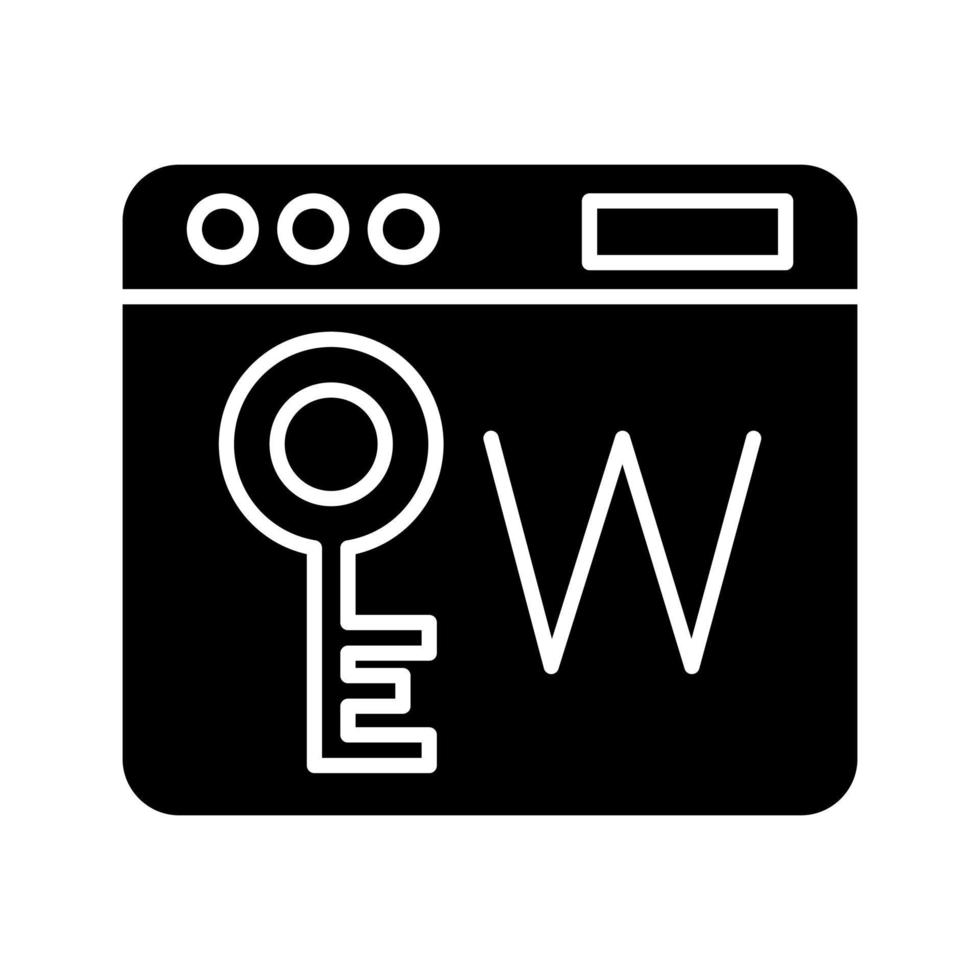 Keyworld Vector Icon