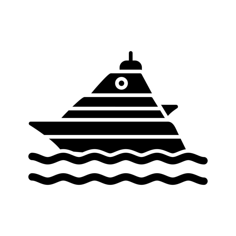 icono de vector de yate