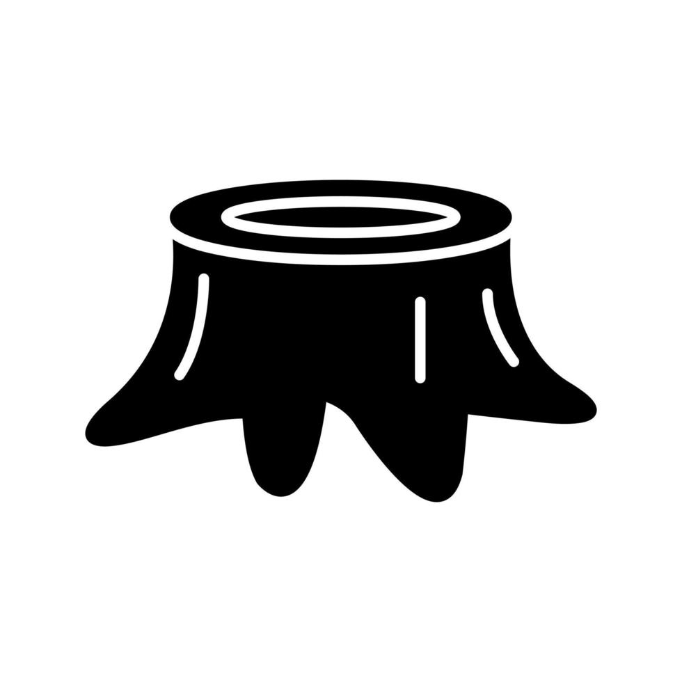 Stump Vector Icon