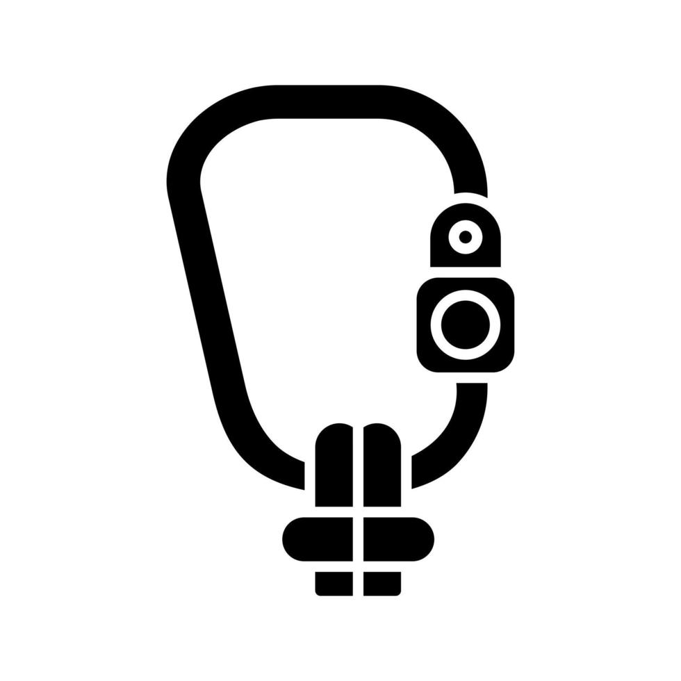 Carabiner Vector Icon