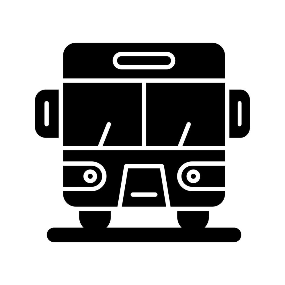 icono de vector de bus