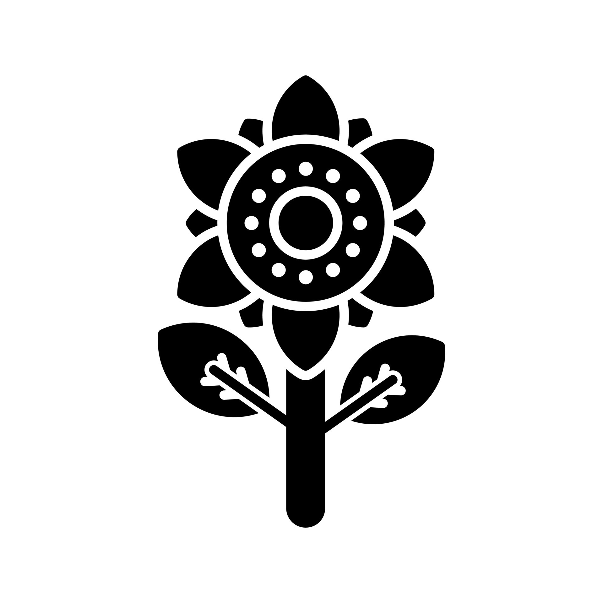 Flower Vector Icon 17517904 Vector Art at Vecteezy