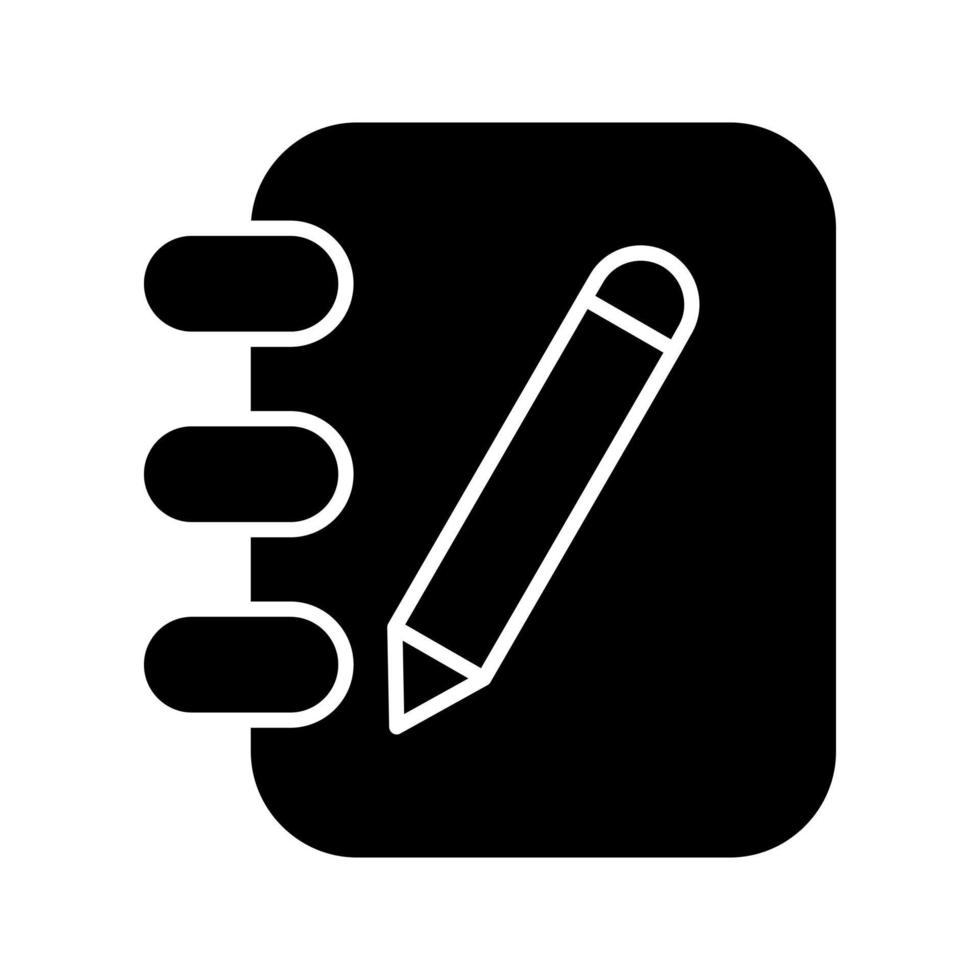 Notebook Vector Icon