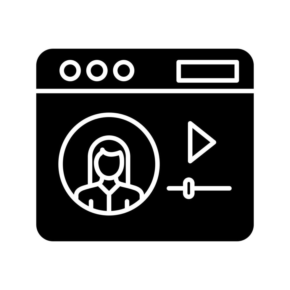 Video Tutorial Vector Icon