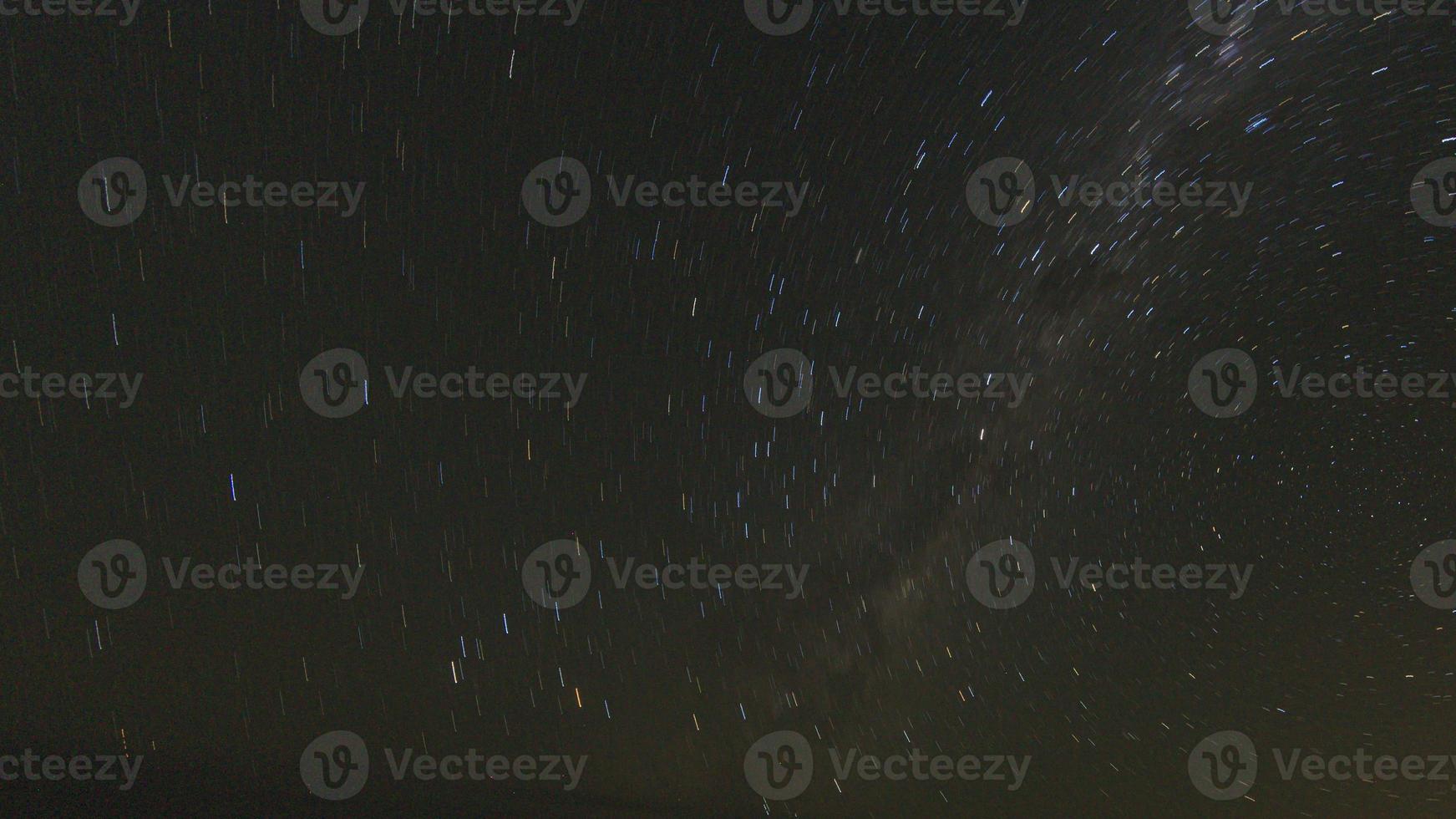 Picture of cloudless starry sky at nighttime at northern hemisphere photo