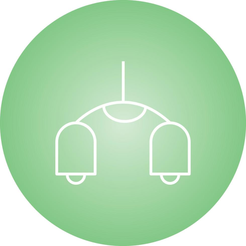 Beautiful Ceiling Light Line Vector Icon