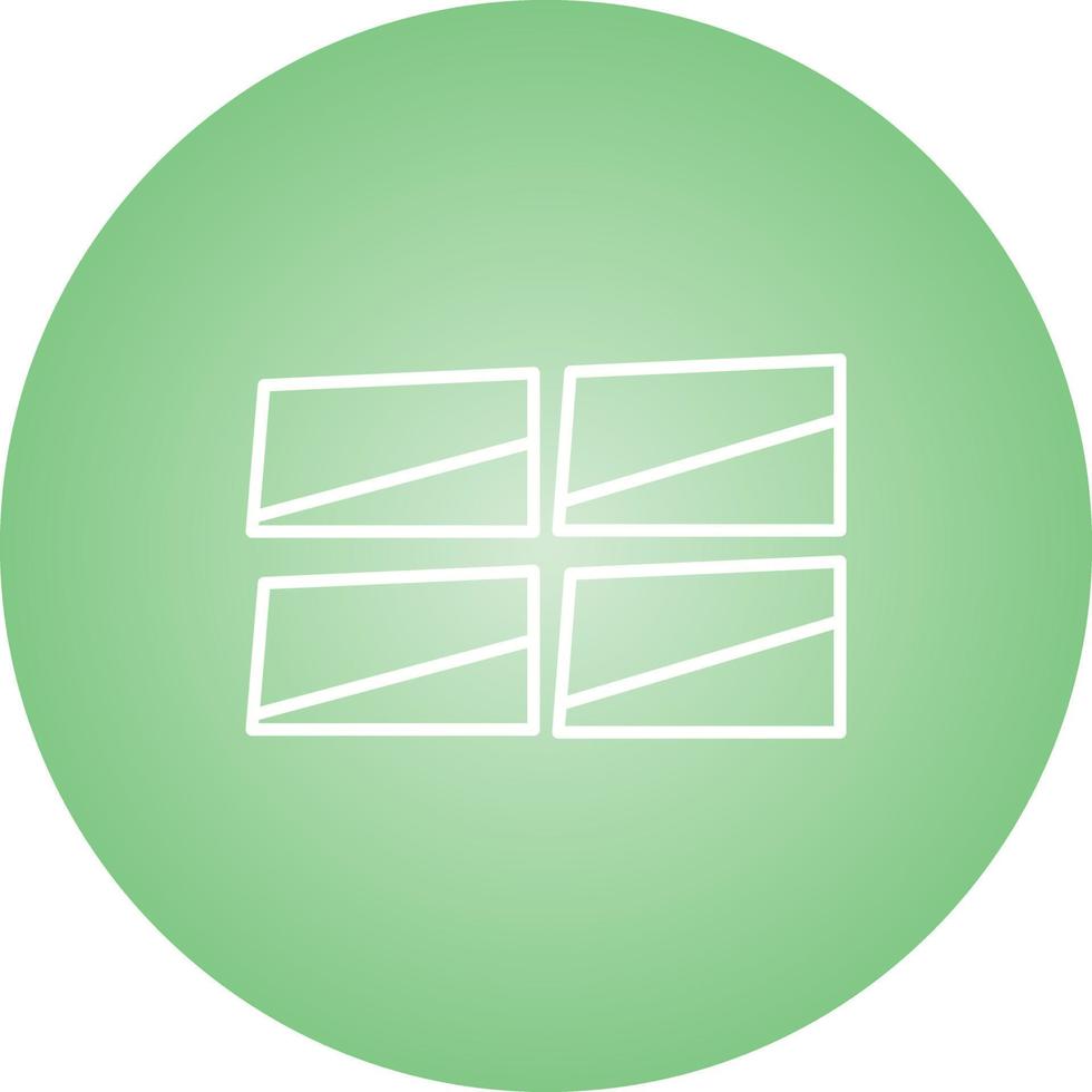 Beautiful Windows Line Vector Icon