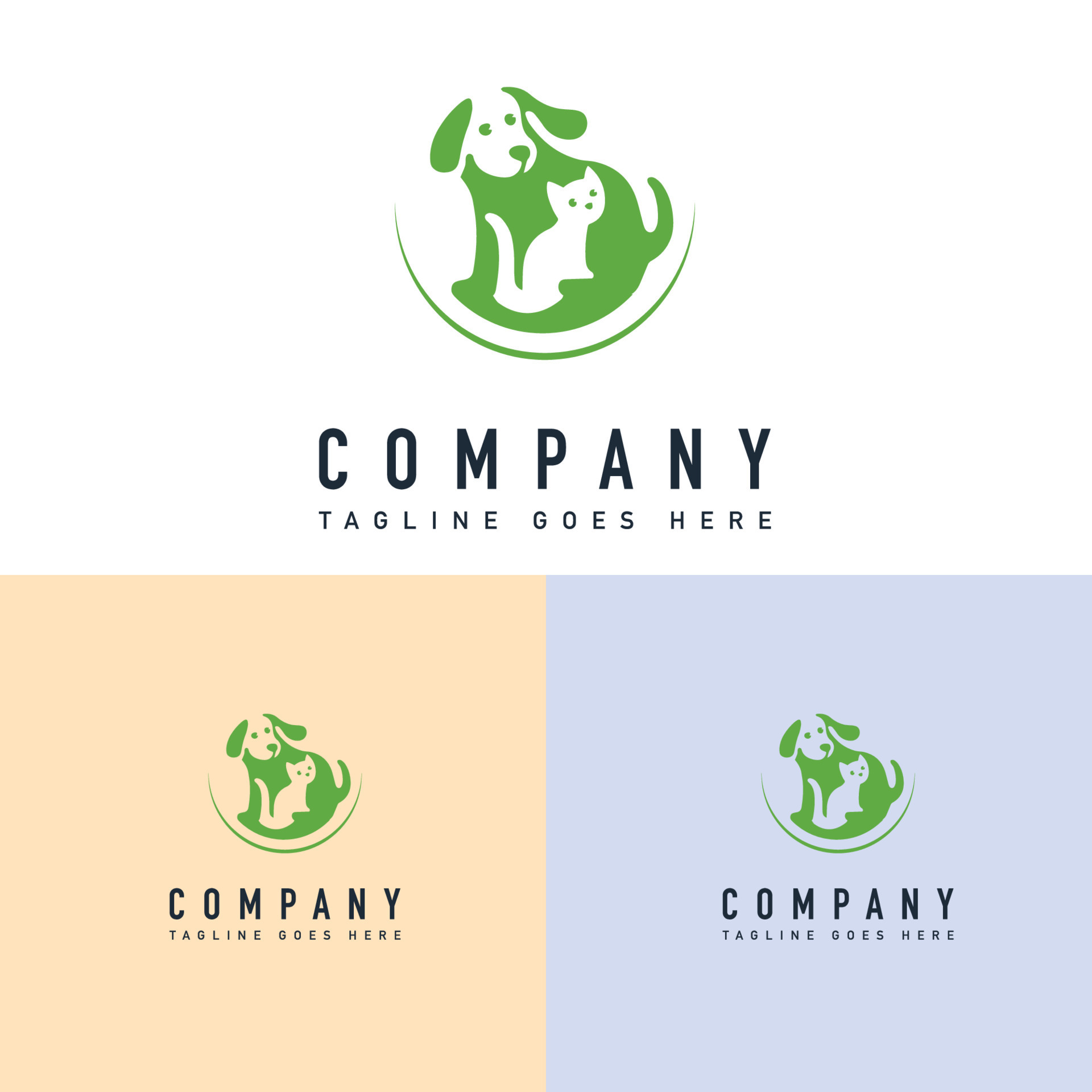 Animal Care Logo Design Organic Nature Pet Care And Shop Logo Template animal-care-logo-design-organic-nature-pet-care-and-shop-logo-template