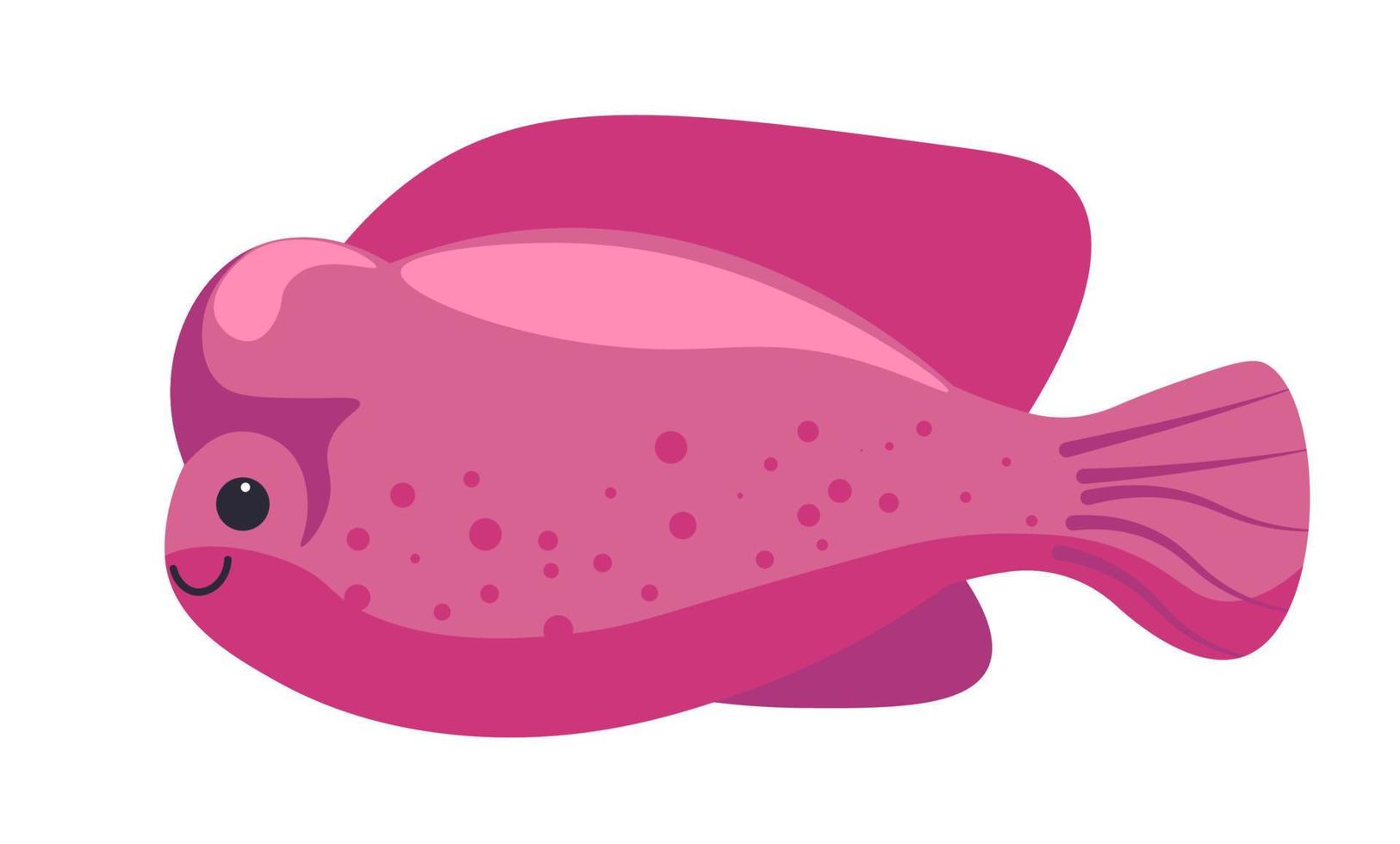 Fish tropical and exotic aquarium animals vector