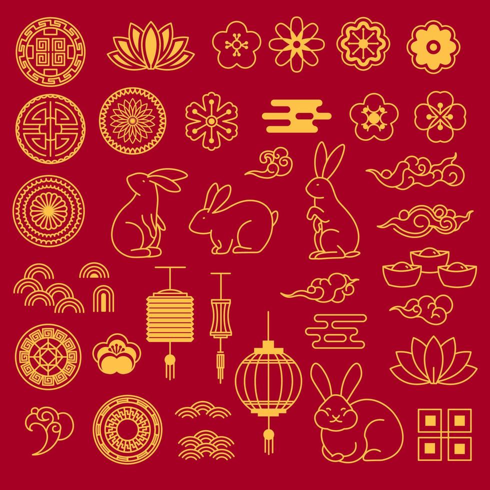 China traditional, Chinese new year celebration vector