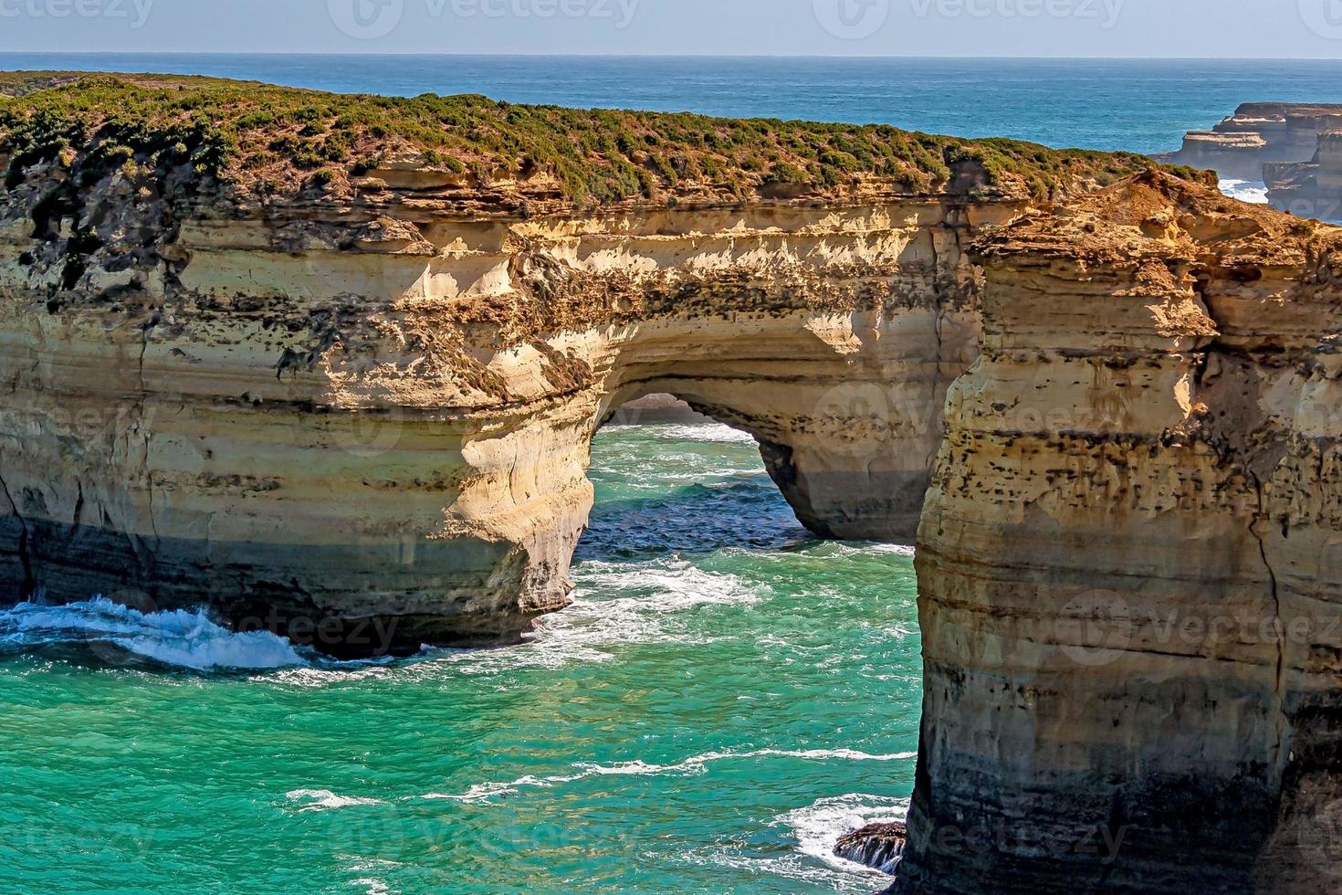 View over the rugged, wild coastline of the 12 Apostles in South Australia photo