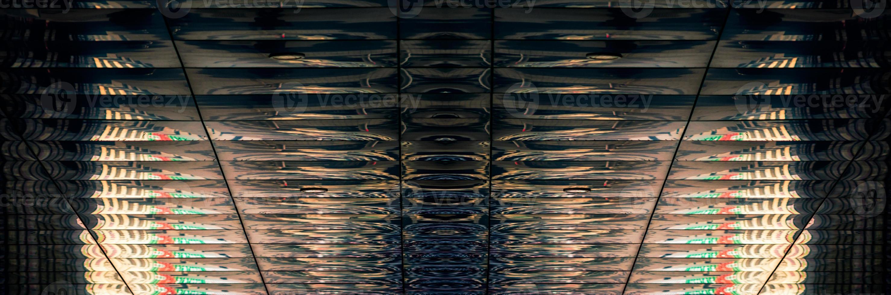 abstract background with reflection and distortion photo