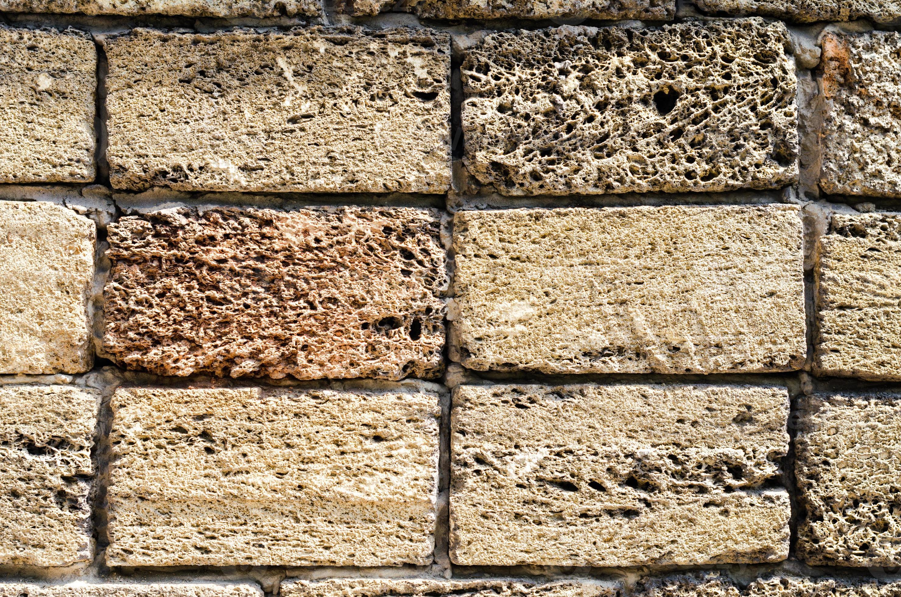 texture wall of porous limestone brick 17521339 Stock Photo at Vecteezy