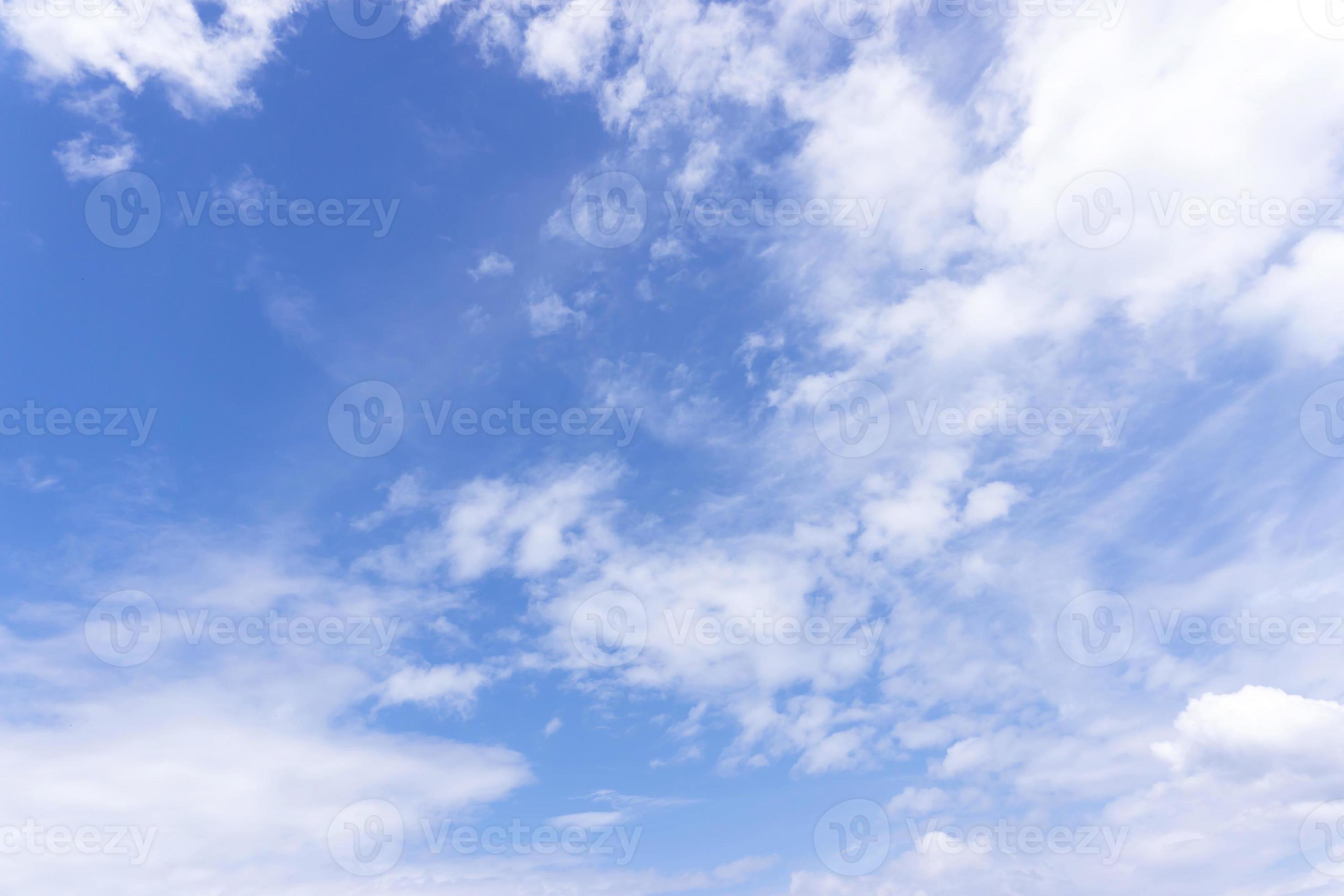 Cotton clouds clouds light blue on white