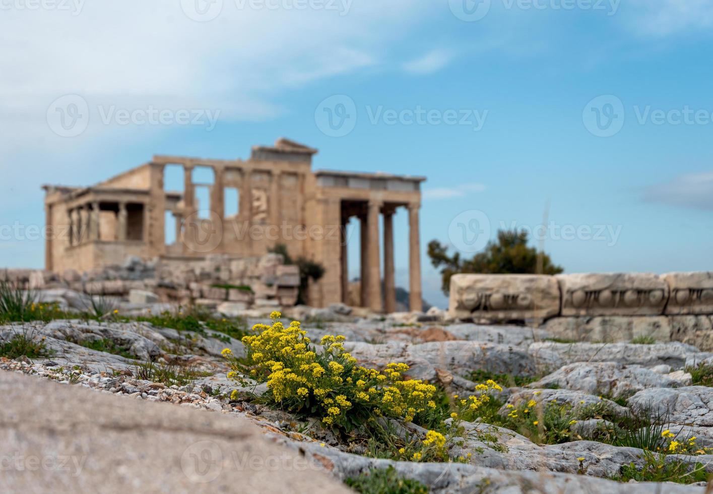 ancient building in Athens Greece photo