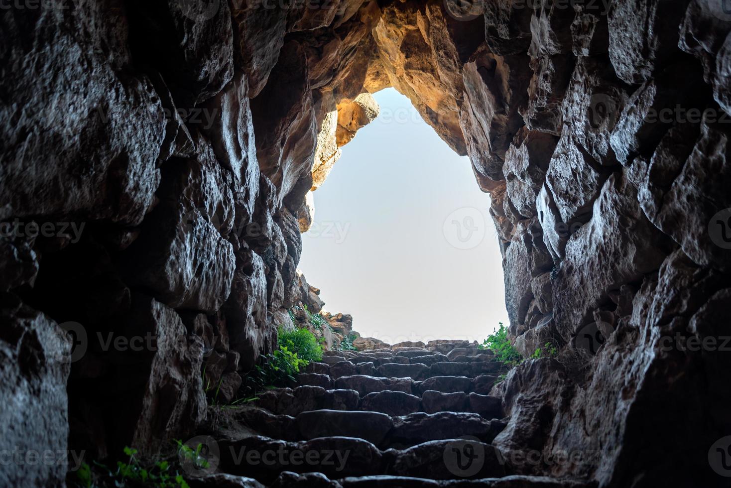 exit from the dark cave photo
