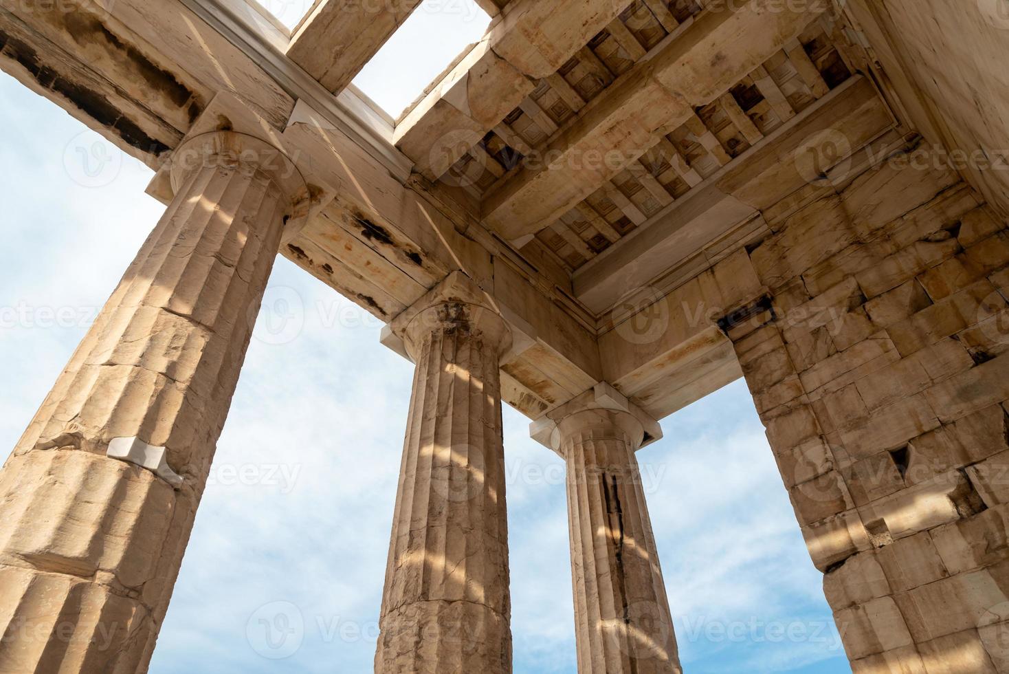 ancient building in Athens Greece photo