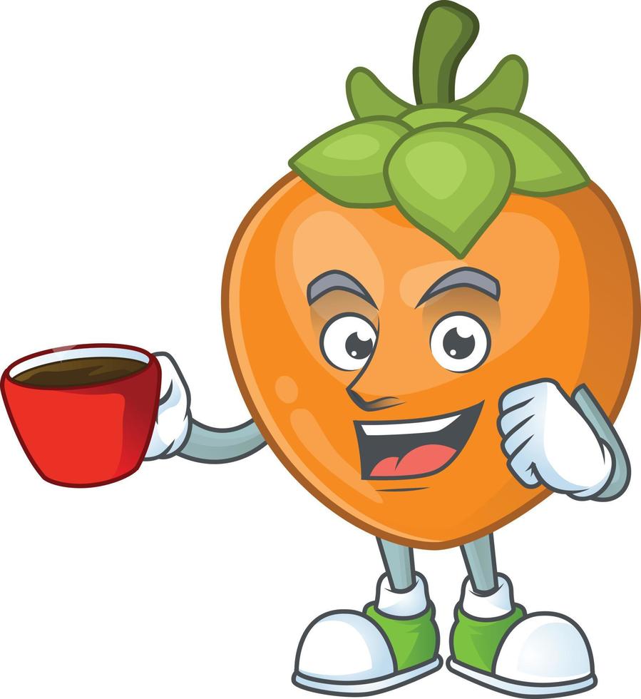 Persimmon Fruit Vector