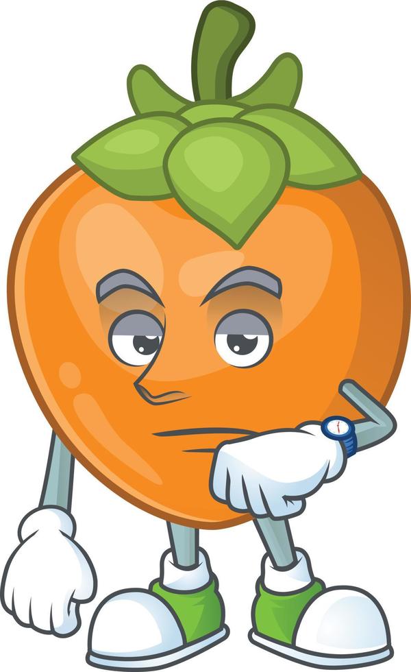 Persimmon Fruit Vector