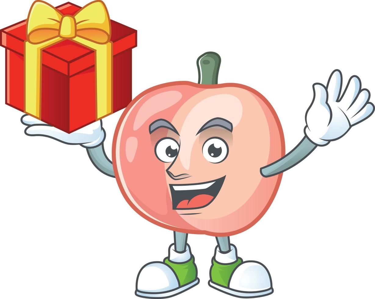 Peach Fruit Vector