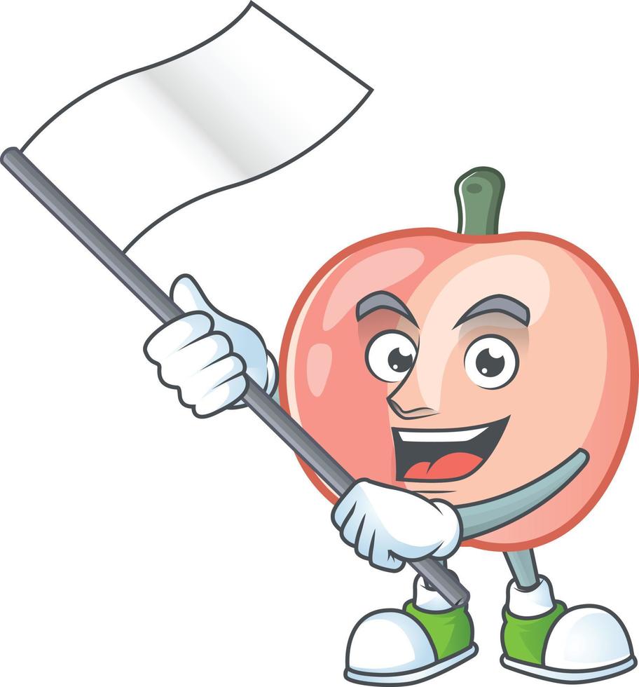 Peach Fruit Vector