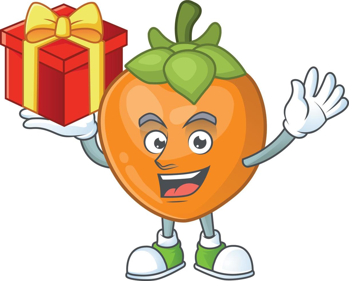 Persimmon Fruit Vector