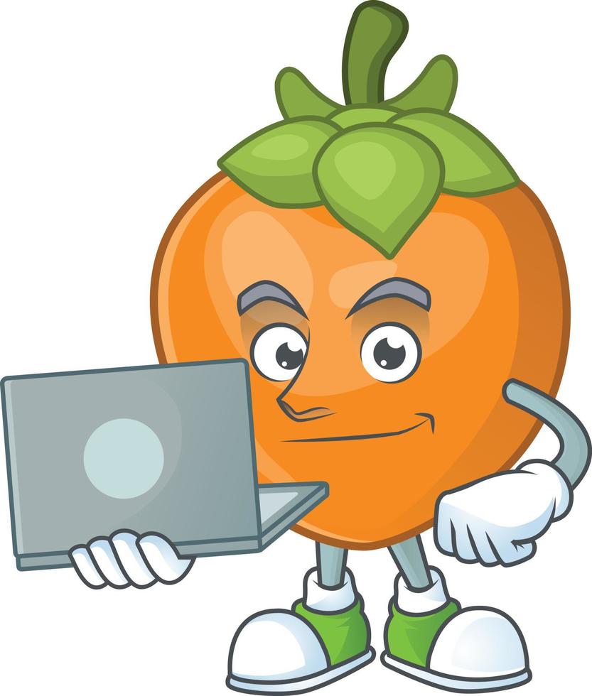 Persimmon Fruit Vector