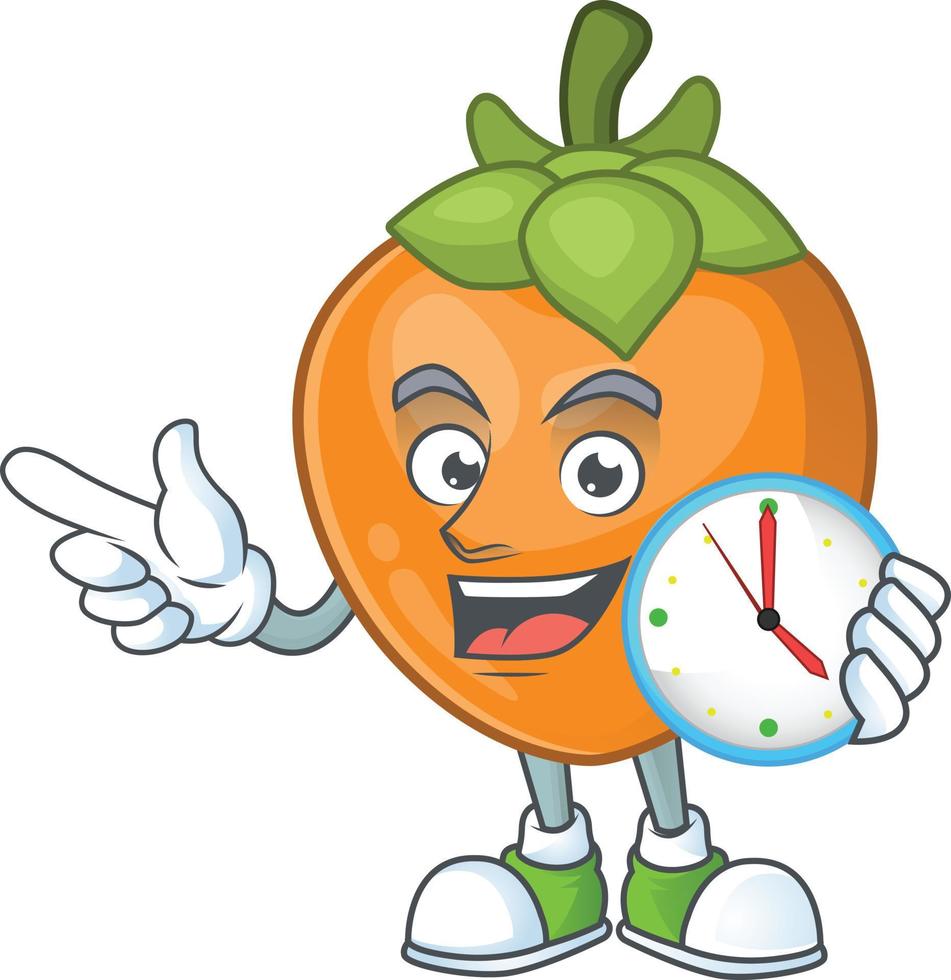 Persimmon Fruit Vector