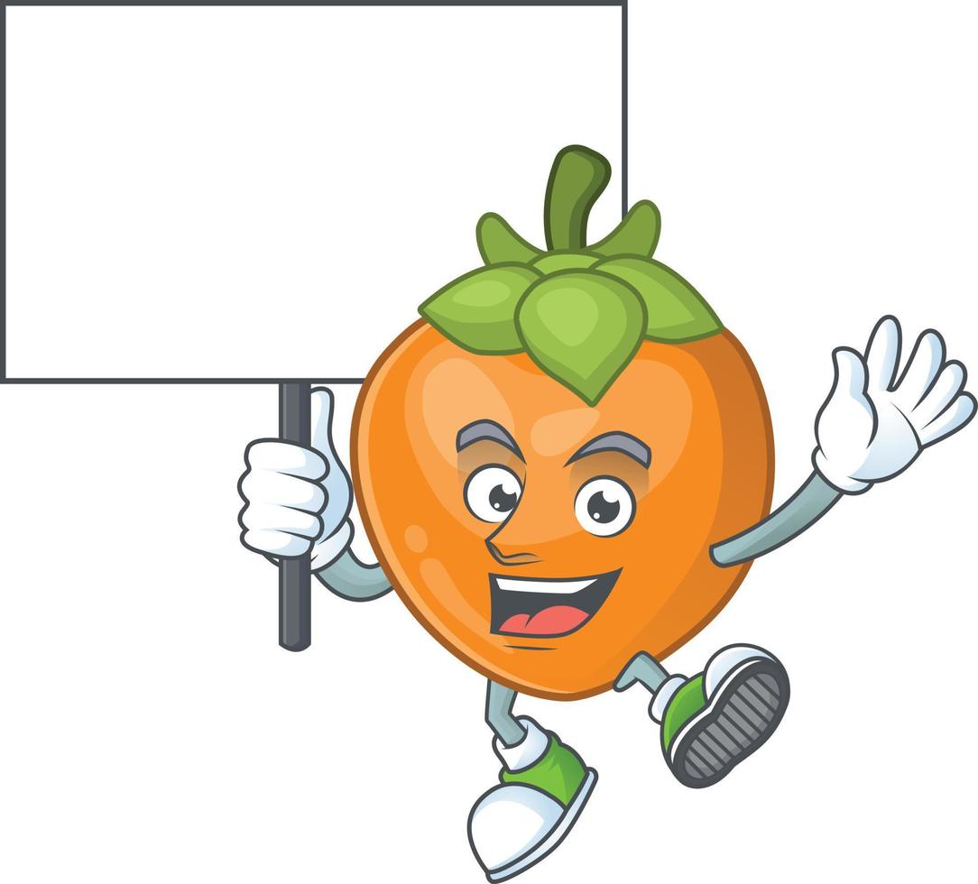 Persimmon Fruit Vector