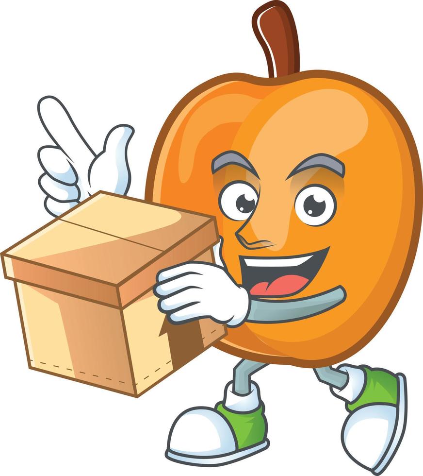 Apricot Fruit Vector