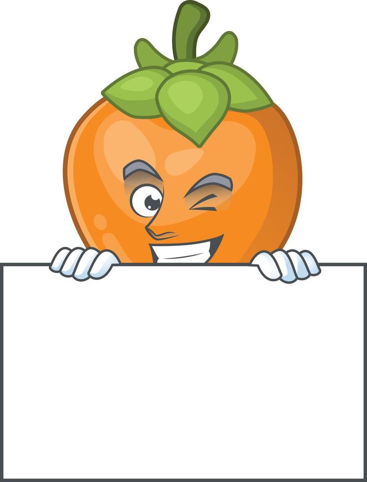 Persimmon Fruit Vector