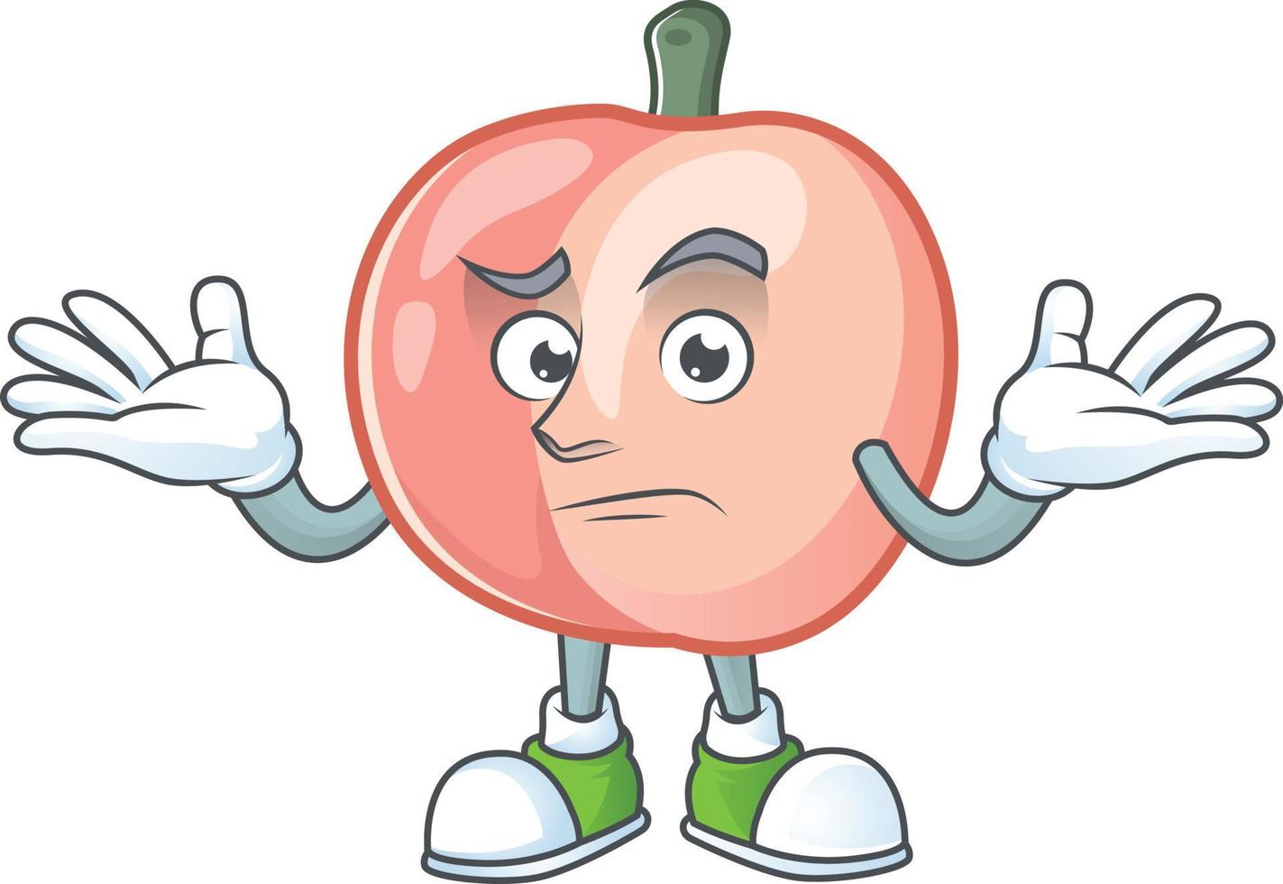 Peach Fruit Vector