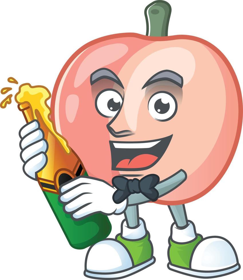 Peach Fruit Vector