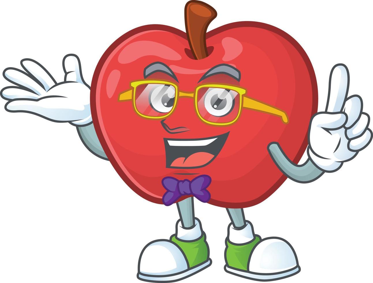 vector de fruta de manzana