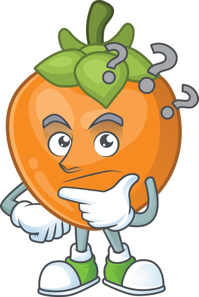 Persimmon Fruit Vector