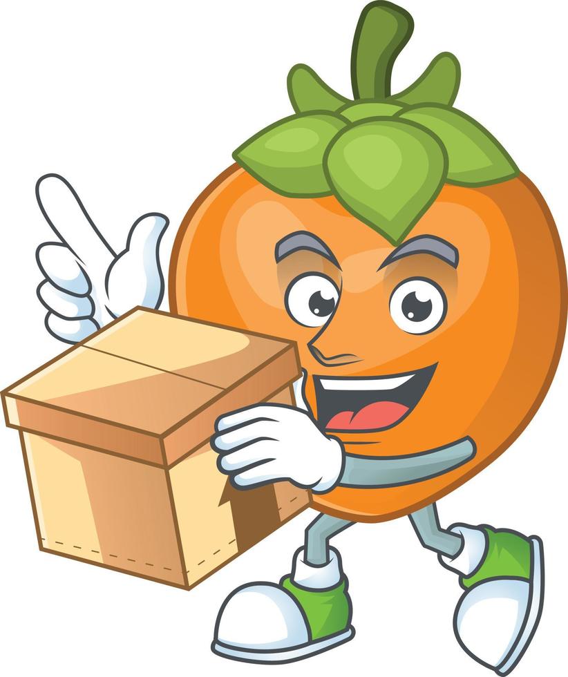 Persimmon Fruit Vector