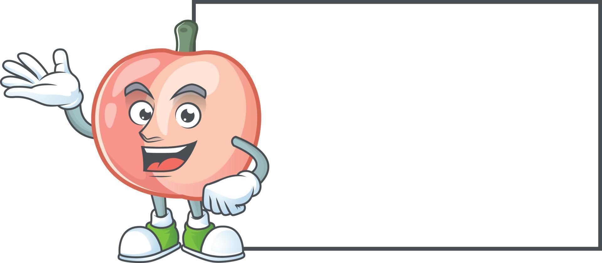 Peach Fruit Vector