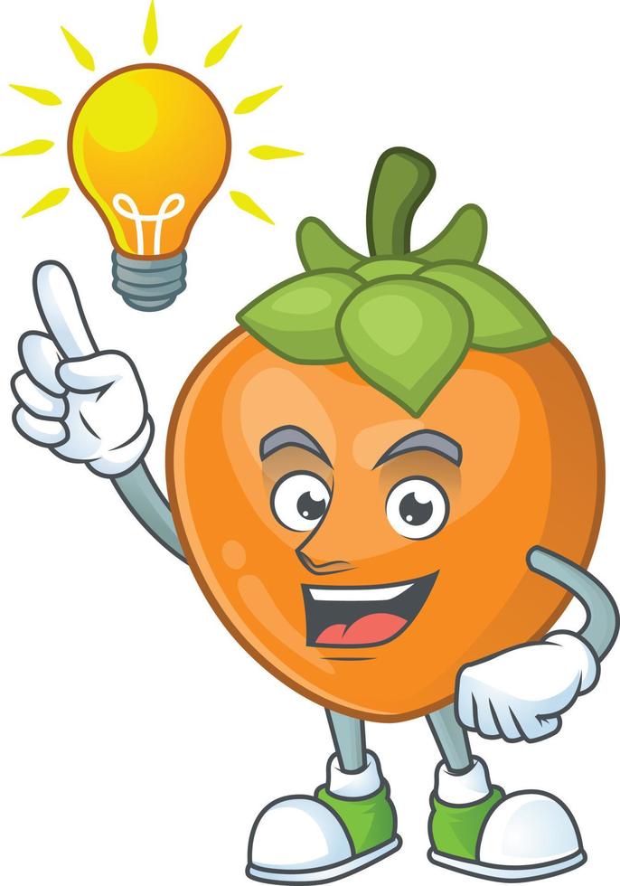 Persimmon Fruit Vector