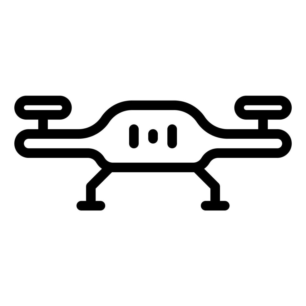 Drone and quadcopter icon outline vector