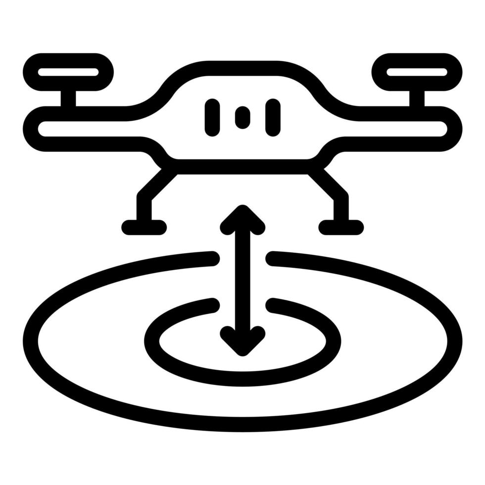 altitude hold Drone icon outline 17525914 Vector Art at Vecteezy