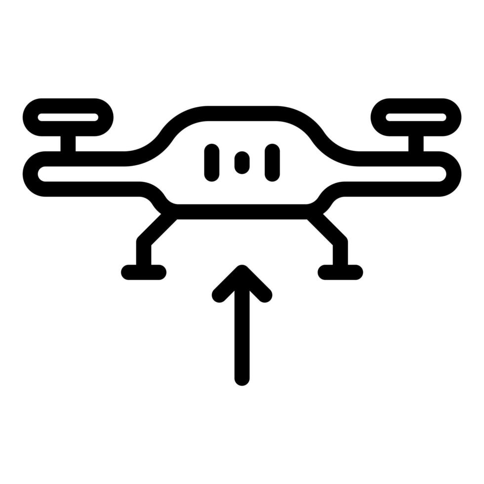 One Key Takeoff icon outline vector