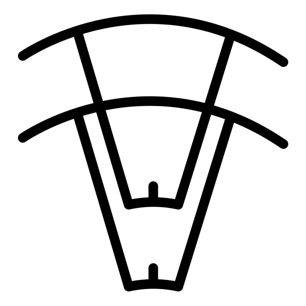 propeller guard Drone icon outline vector