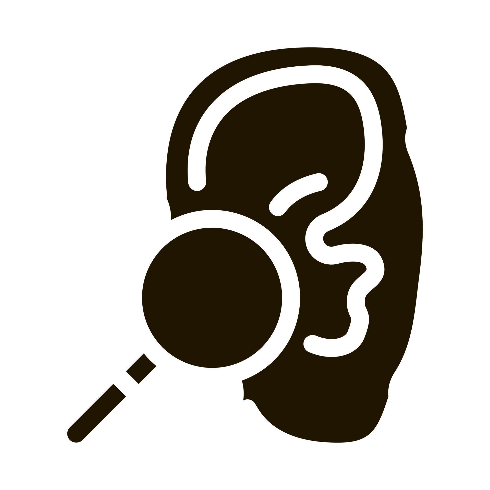 Hearing Test Icon Vector Glyph Illustration 17526324 Vector Art at Vecteezy