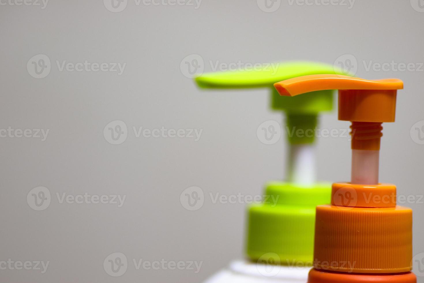 Picture Of Colorful Pump Head Shower Gel photo
