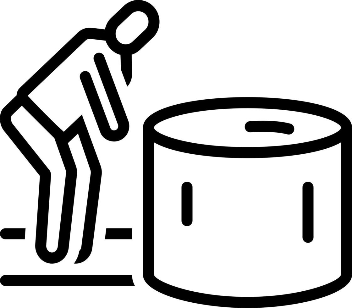 line icon for looking vector