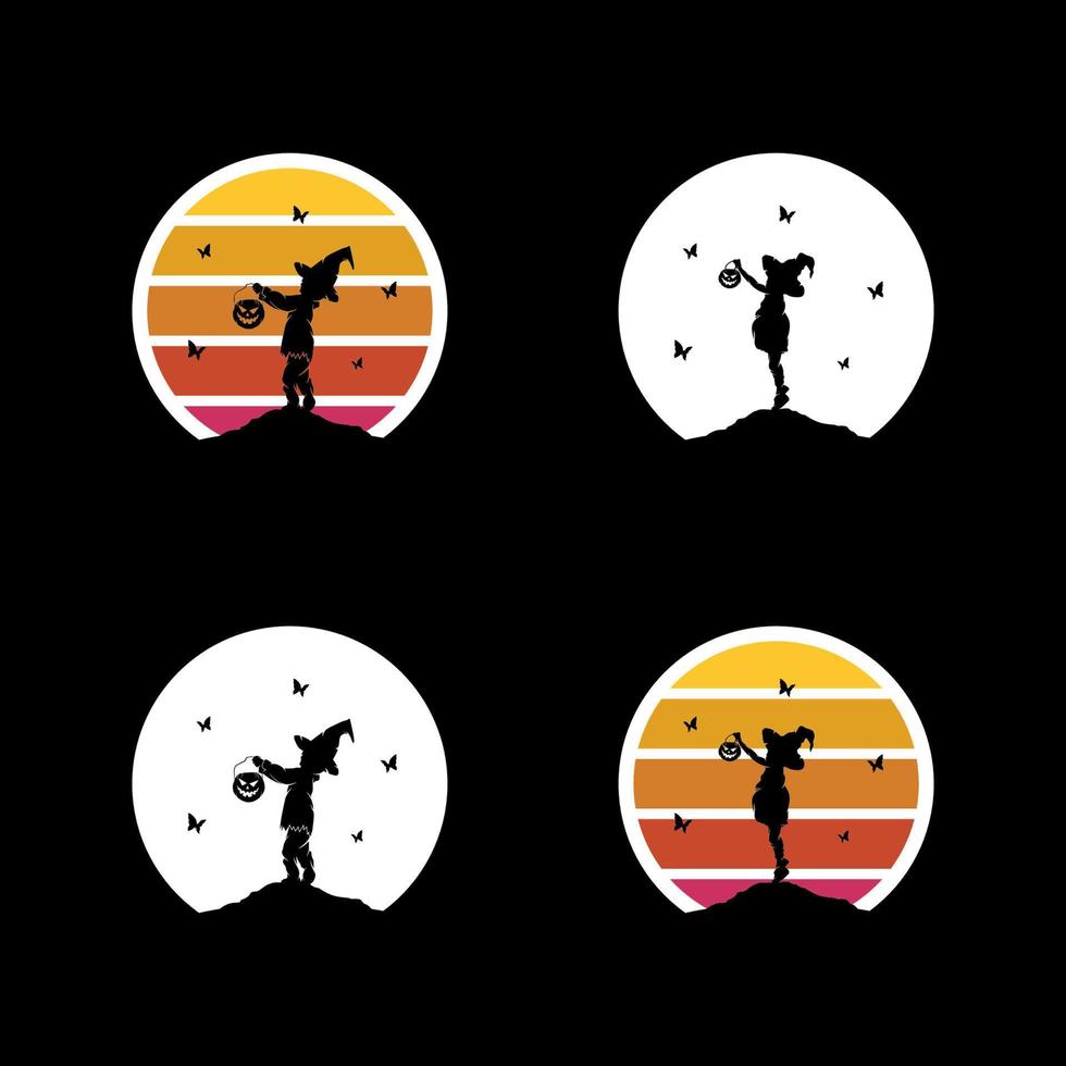 conjunto de plantilla de logotipo de educación infantil de logotipo de sueños de niño de círculo abstracto vector
