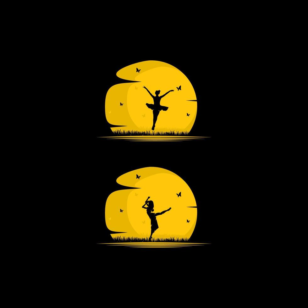 diseño de logotipo de personas abstractas. gimnasio, fitness, correr entrenador vector logo colorido. fitness activo, deporte, icono y símbolo de la web de baile