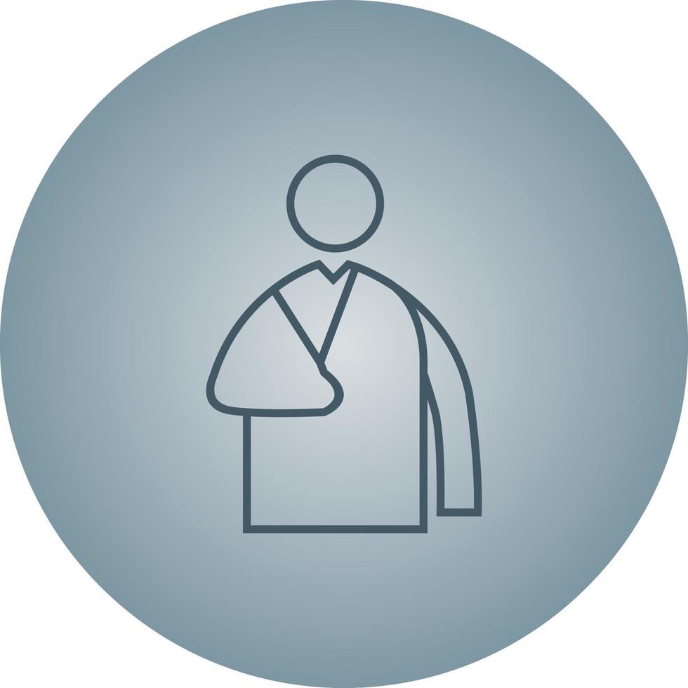 Beautiful Patient vector line icon