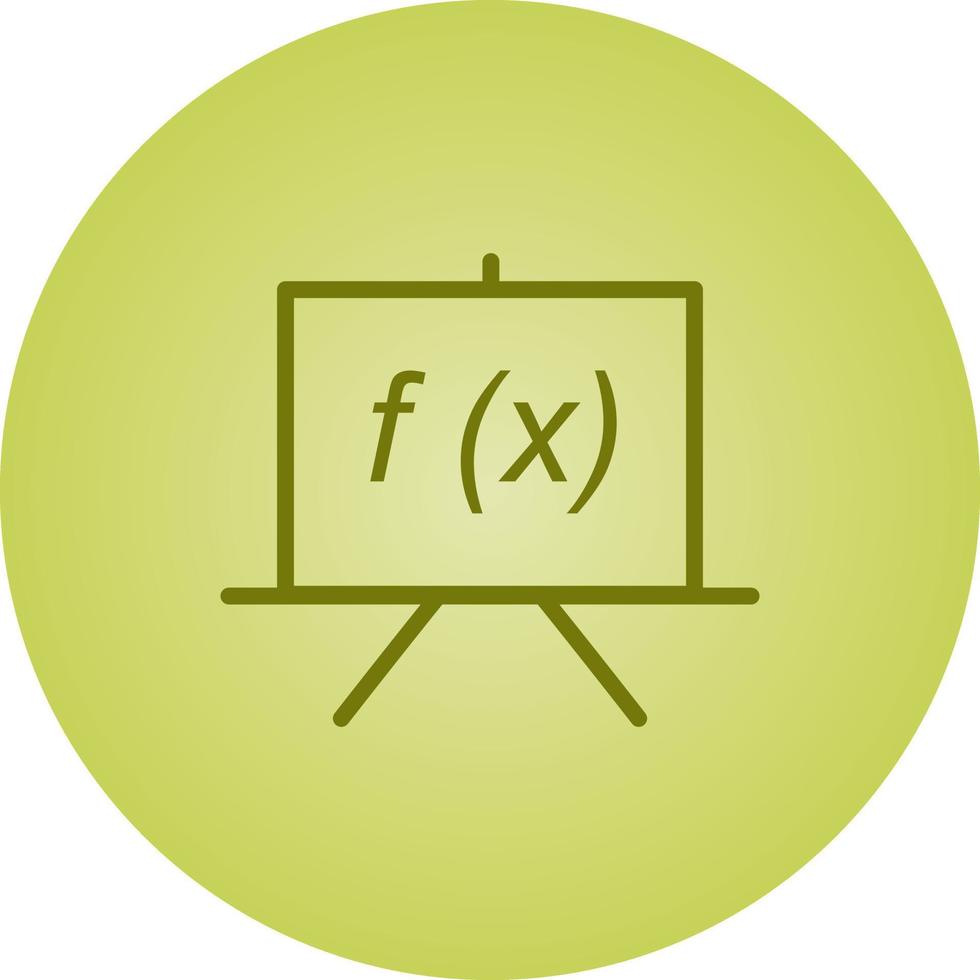 Beautiful Formula vector line icon